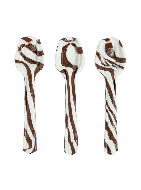 Hot Cocoa Hard Candy Spoons, Edibles, Christmas, 12 Pieces