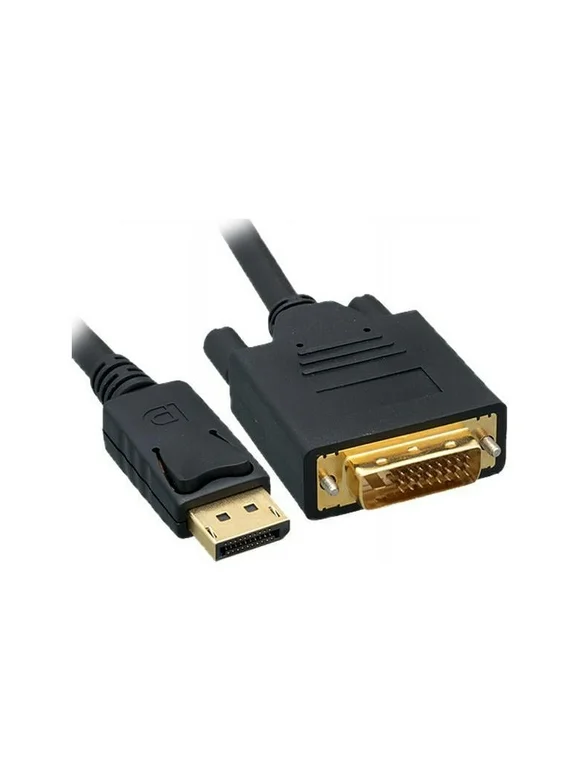 Unirise 15ft DVI-Digital Dual link to Displayport, Male - Male - DisplayPort/DVI for Video Device - 15 ft - 1 x DVI-D (Dual-Link) Male Digital Video - 1 x DisplayPort Male Digital Audio/Video - ...