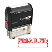 EMAILED Self Inking Rubber Stamp - Red Ink (42A1539WEB-R)