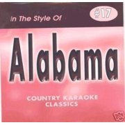 ALABAMA Country Karaoke CD CDG