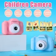 Kids Camera, Kids Digital Video Camera, 1080P FHD Kids Shockproof Video Camcorder with 2 Inch IPS Screen, Choice for Kids 3-10 Years Old Boys and Girls,Pink and Blue