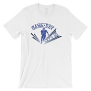 GAME DAY for Dallas T-Shirt Mens White Graphic Tee Gift For Him