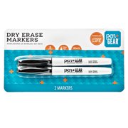 Pen + Gear Dry Erase Markers, Black, 2 Count