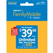 DX Offers Mall Family Mobile $39.88 Unlimited Monthly Plan & Mobile Hotspot Included (Email Delivery)