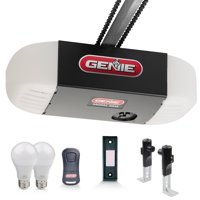 Genie - Chain 550 Essentials - 1/2 HPc Durable Chain Garage Door Opener - Plus LED Light Bulbs