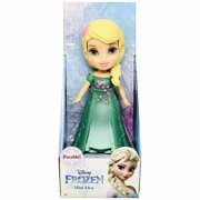 Elsa Green Dress Frozen Disney Mini Toddler Doll 3"
