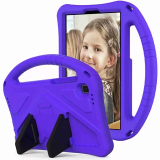 Kids Case for Samsung Galaxy Tab A7 Lite 8.7" Tablet, Dteck Kid-Safe Shock Proof Light EVA Foam Cover Rugged Protective Handle Stand Heavy Duty Case for Galaxy A7 Lite 2021 (SM-T220/T225), Purple