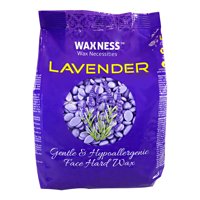 Waxness Polymer Blend Premium Luxury Face Hard Wax Beads with Lavender Oil 0.8 lb / 400g