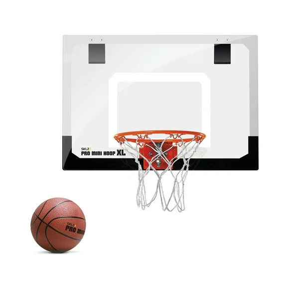 SKLZ Pro Mini Basketball XL Hoop with Ball, Extra Large - 23" x 16".