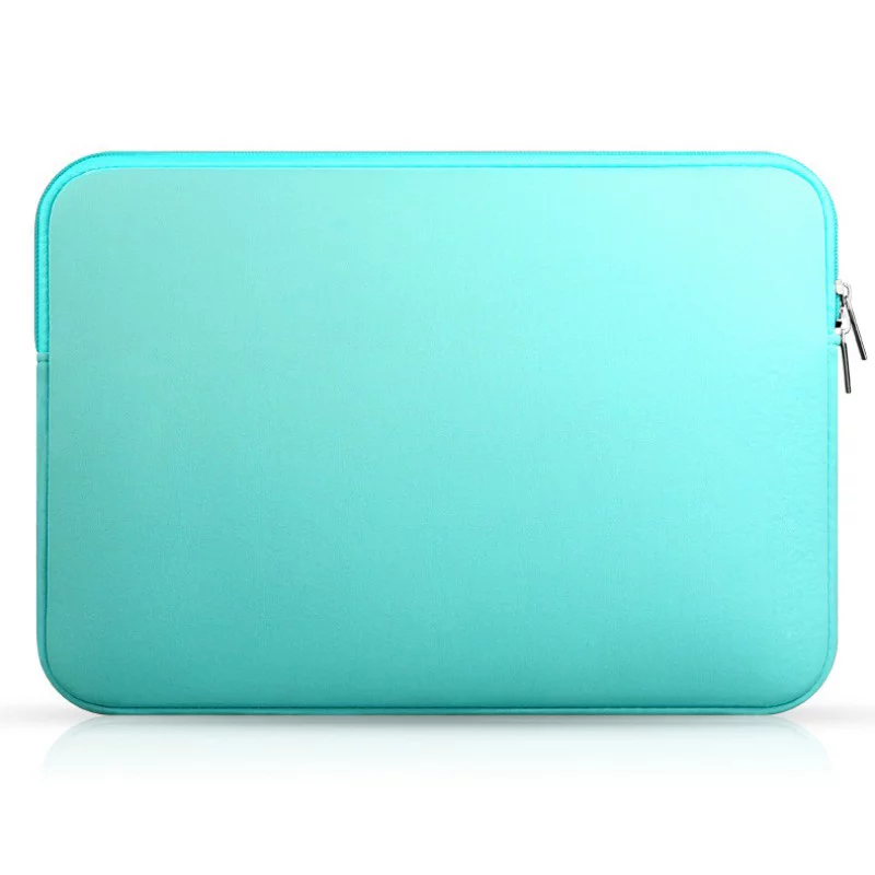 Zipper Laptop Sleeve Soft Case Bag for Macbook Laptop AIR PRO Retina Notebook Bag Sky Blue 12-inch