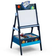 Delta Children Space Adventures Wooden Activity Easel with Storage - Ideal for Arts & Crafts, Drawing, Homeschooling and More