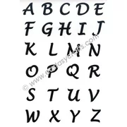 Joy Crafts - Clear Stamp Set - Alphabet Uppercase
