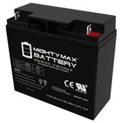 "Mighty Max 12V 18AH Sealed Lead Acid Battery Replacement For FM12180"
