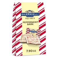 Ghirardelli Peppermint Bark Chocolate Squares, 7.9 OZ Bag