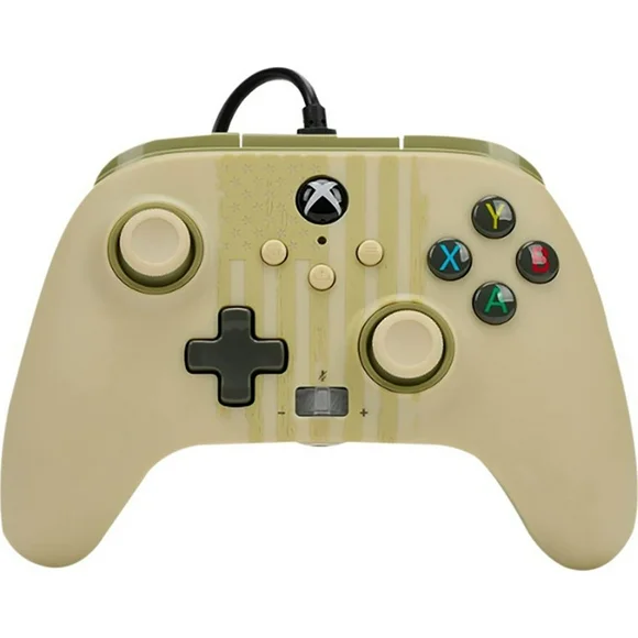 PowerA Enhanced Wired Controller for Xbox Series X|S - Desert Ops, Officially Licensed for Xbox - (Open Box)