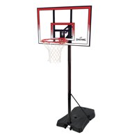 Spalding Ratchet Lift 44 In. Polycarbonate Portable Basketball Hoop