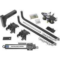 Pro Series 49903 Round Bar Weight Distribution Hitch Kit with Sway Control