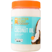 BetterBody Foods Refined Organic Coconut Oil, 28.0 Fl Oz