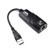 USB 3.0 to Gigabit Ethernet RJ45 LAN (10/100/1000) Mbps Network Adapter for PC