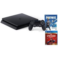 2020 Holiday Family Bundle Sony Playstation 4 (PS4) 1TB Slim- Jet Black +Spider-man