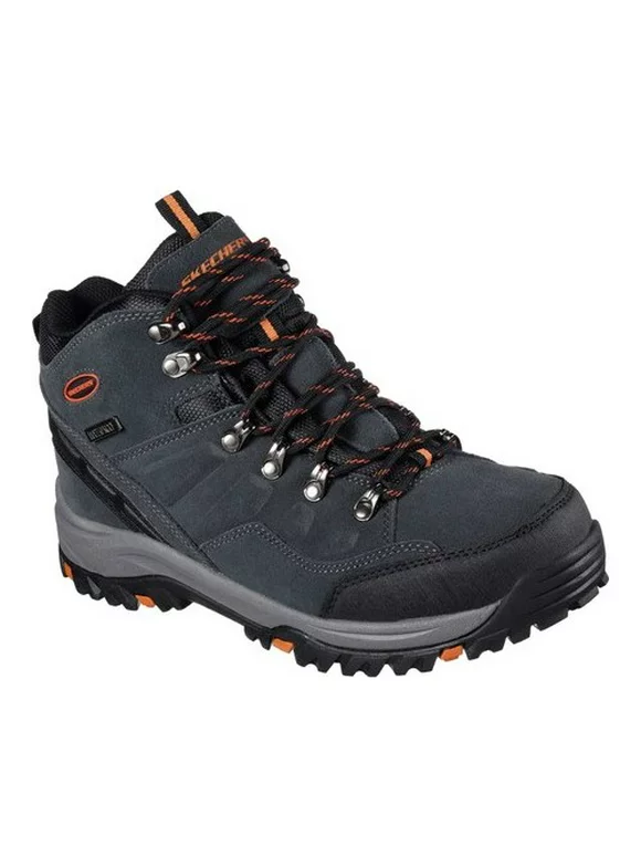 Skechers Men's Relaxed Fit Relment Pelmo Lace Up Waterproof Hiking Boot