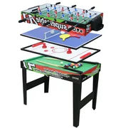 vocheer Do Sports 4 in 1 Multi Function Game Table, Hockey Table, Foosball Table, Green