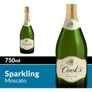 Cook's California Champagne Moscato White Sparkling Wine, 750 mL Bottle