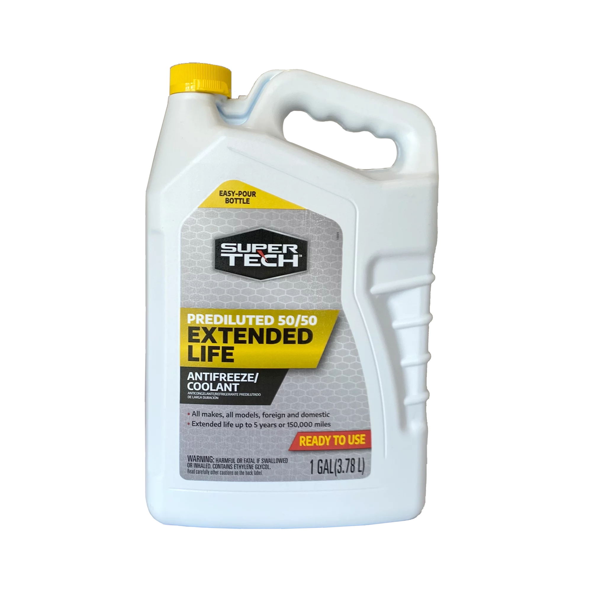Super Tech Extended Life Prediluted 50/50 Antifreeze/Coolant, 1 gallon