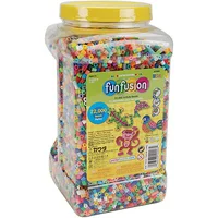 Perler Fuse Beads Fun Fusion Multi-Mix, 22,000 Beads, 30 Colors