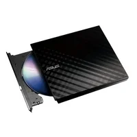 ASUS Portable External DVD Burner Optical Disc 8x Speed Re-Writer Drive in Black with USB 2.0, Mac and Windows OS Compatible SDRW-08D2S-U/BLK/G/AS/P2G