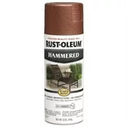 (3 Pack) Rust-Oleum Stops Rust Hammered Copper Spray Paint, 12 oz