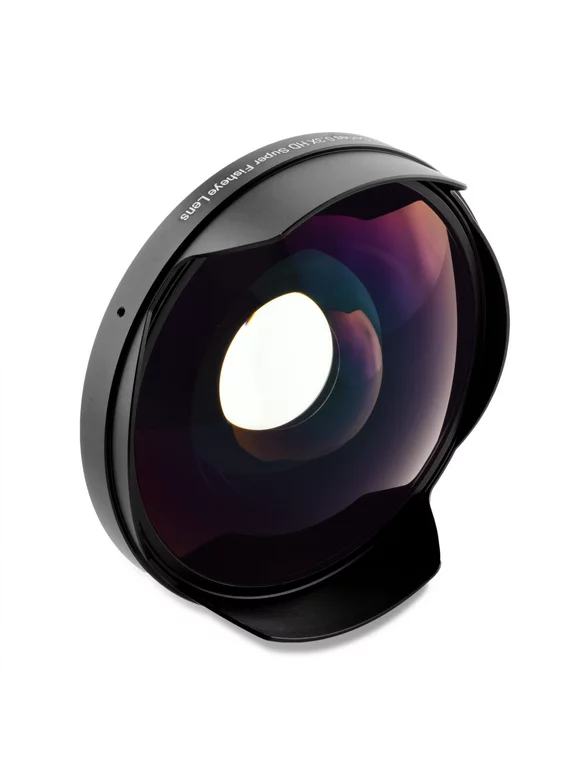 Opteka OPT-SC67FE Titanium Series 0.3X HD Ultra Fisheye Lens for 67mm Digital Video Camcorders