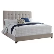 Signature Design by Ashley Dolante Beige Queen Upholstered Bed