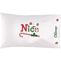 Personalized Naughty/Nice Pillowcase