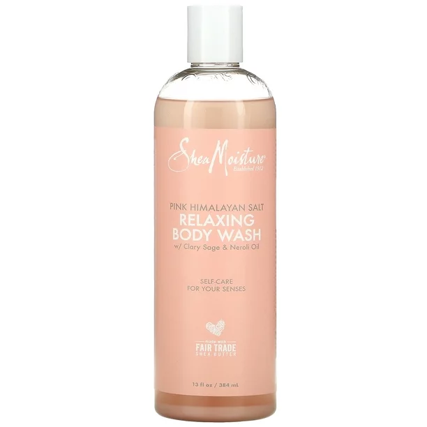 Pink Himalayan Salt Relaxing Body Wash, 13 fl oz ( 384 ml), SheaMoisture