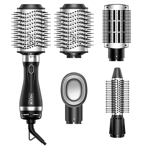 SKIMI by Whall Hair Dryer Brush, Blow Dryer Brush with Tool Set for Straightening/ Drying/ Curling/ Styling