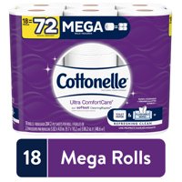 Cottonelle Ultra ComfortCare Soft, 18 Mega Rolls, Bath Tissue