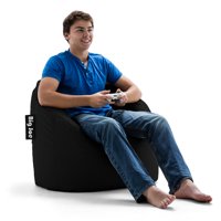 Big Joe Milano Bean Bag Chair, Black SmartMax Fabric