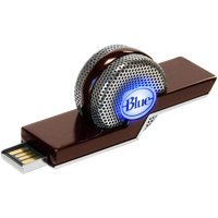 Blue TIKI Noise Canceling Laptop USB Microphone for Skype and Recording