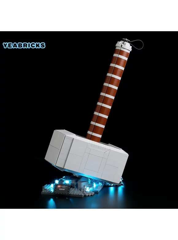 YEABRICKS Led Light Kit for Legos 76209 Marvel Thor's Hammer Building Blocks Model(Not Include the Legos Model)