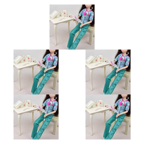 5 Set 15PCS/Set Simulation Doctor Toys Doll Device Hospital Accessories Children Kids Gifts Role Play Nurse Toys