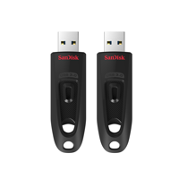 SanDisk 32GB Ultra USB 3.0 Flash Drive - 130MB/s - 2 Pack - SDCZ48-032G-AW46T