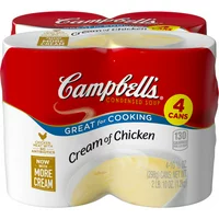 Campbell's Condensed Cream of Chicken Soup, 10.5 oz. Cans (4 pack)