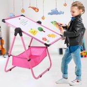 {Baby}Kids Adjustable Art Easel Whiteboard&Chalkboard Double Sided Stand