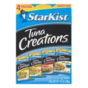 StarKist Tuna Creations Variety Pack - 2.6 oz Pouch (4-Pack)
