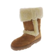Style & Co. Womens Witty Suede Faux Fur Casual Boots Tan 11