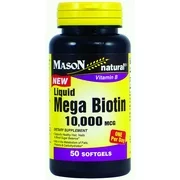 Mason Vitamins Mason Natural Liquid Mega Biotin 50 Each