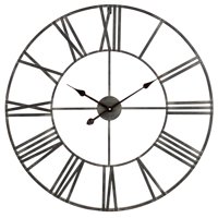 Solange Round Metal Wall Clock