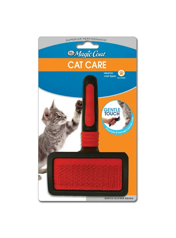 Four Paws Magic Coat Gentle Slicker Wire Cat Brush
