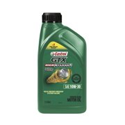 (3 Pack) Castrol GTX High Mileage 10W-30 Synthetic Blend Motor Oil, 1 QT
